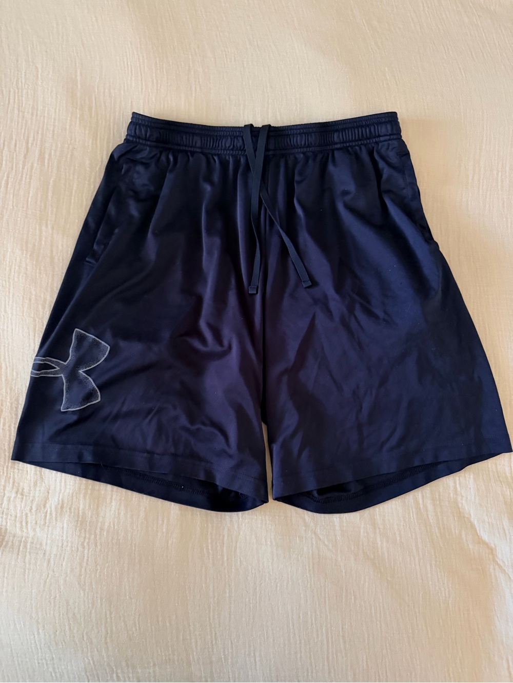 LG Black Men's Athletic Drawstring Shorts